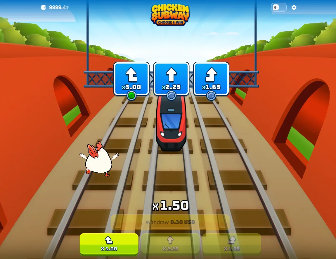 Chicken Subway Game Demo